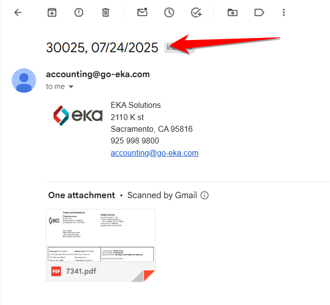 Carrier TMS Release Notes 8/7/2025 – EKA Solutions, Inc