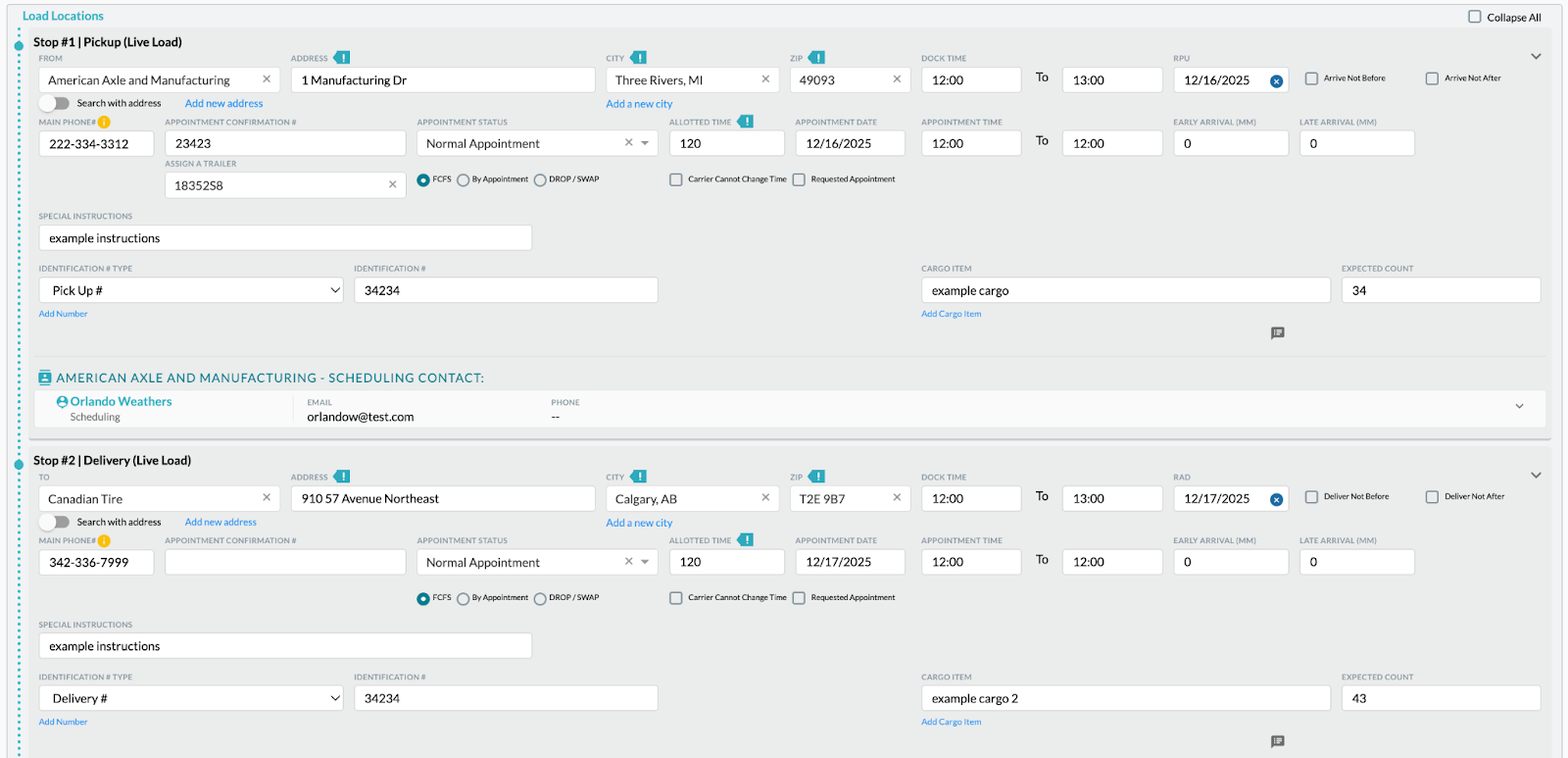 create a new load entry load locations.png